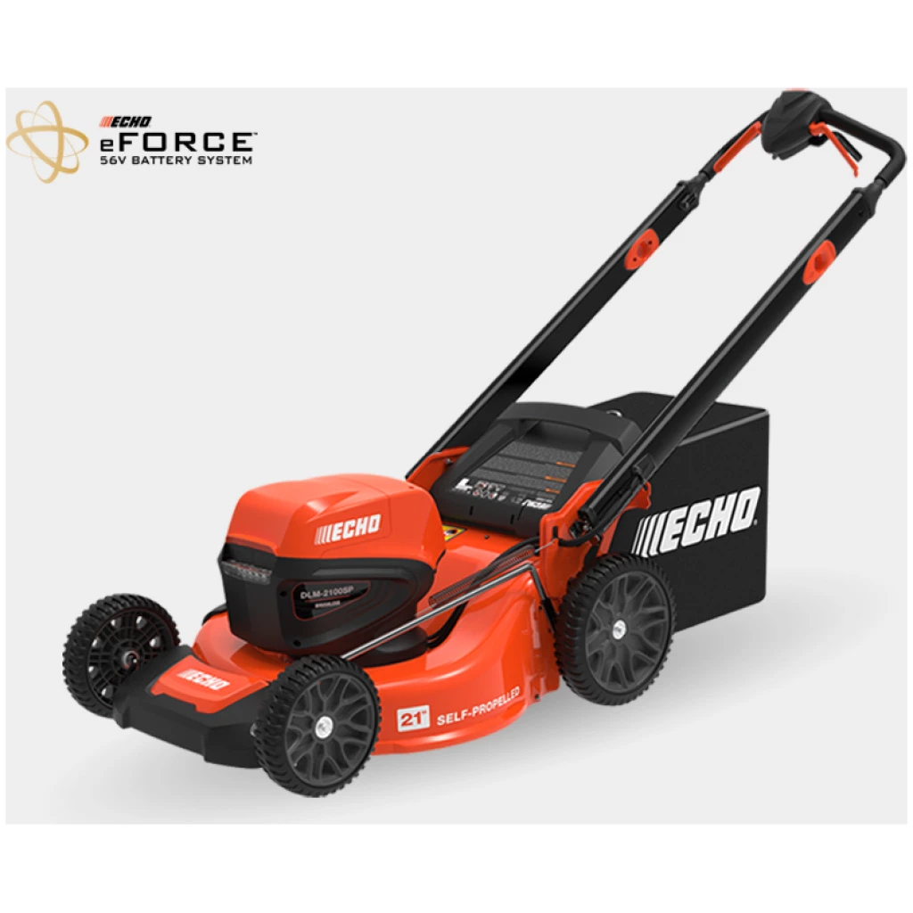 Echo EForce 56V 21" Self-Propelled Lawn Mower W/ Battery #DLM-2100SPC2 1 Echo EForce 56V 21" Self-Propelled Lawn Mower W/ Battery #DLM-2100SPC2