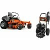 Echo Husqvarna MZ 54 Zero Turn Mower Combo Deal PW-3100 Pressure Washer