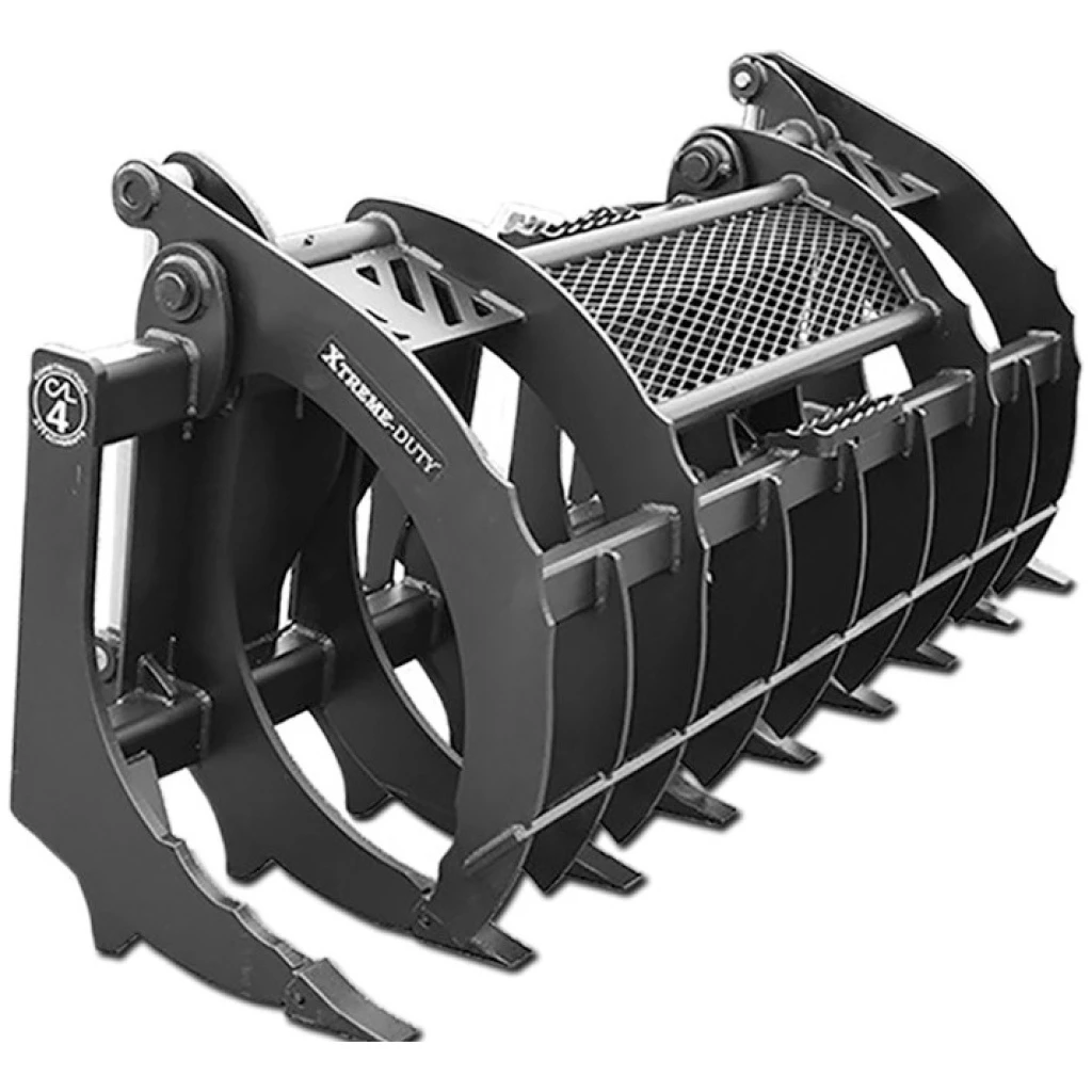 Construction Attachments INC Construction Attachments 74" Xtreme Duty Root Rake W/Grapple #1RRG74 1 Construction Attachments INC Construction Attachments 74" Xtreme Duty Root Rake W/Grapple #1RRG74