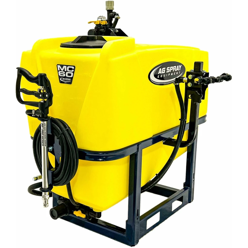 Ag Spray Equipment AG Spray 3-Point Hitch Sprayer BXT Nozzle/22" Gun 60-Gal MC1 Series 1 Ag Spray Equipment AG Spray 3-Point Hitch Sprayer BXT Nozzle/22" Gun 60-Gal MC1 Series