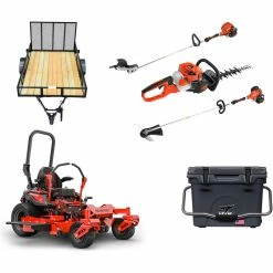 Caliber Trailer Mfg. GE577 Gravely Mower Bundle - Pro Turn Z 52 Zero Turn SRM-2620 Trimmer PE-225 Edger
