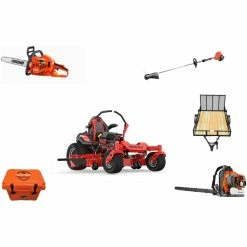 Caliber Trailer Mfg. GE4117 Gravely Mower Bundle - ZT HD 52 Zero Turn 350BT Blower SRM-225 Trimmer