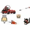 Caliber Trailer Mfg. GE4217 Gravely Mower Bundle - ZT HD 48 Zero Turn PB-265LN Blower SRM-225 Trimmer