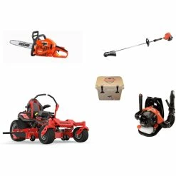 Echo GE4219 Gravely Mower Bundle - ZT HD 48 Zero Turn PB-265LN Blower SRM-225 Trimmer