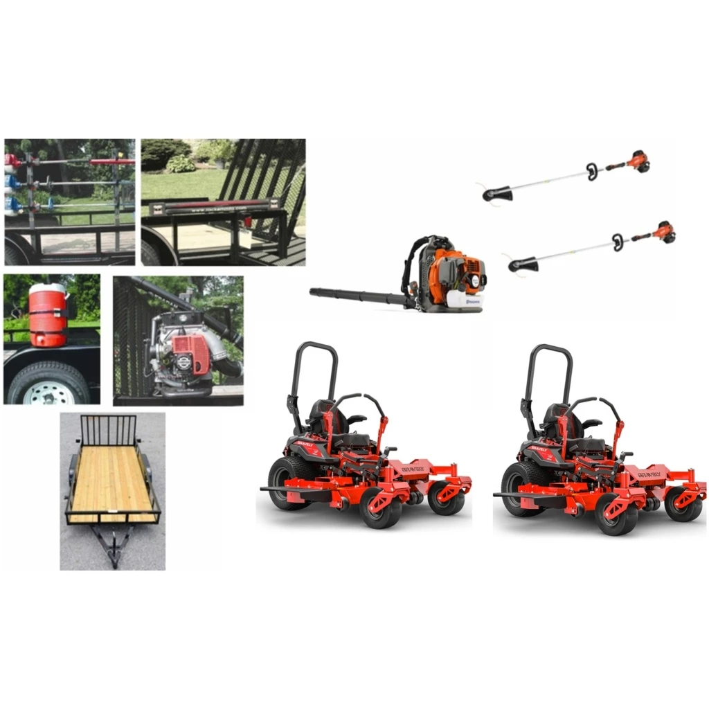 Caliber Trailer Mfg. GE507 Big Kahuna Gravely PT Z 52 Zero Turn Mower Bundle 1 Caliber Trailer Mfg. GE507 Big Kahuna Gravely PT Z 52 Zero Turn Mower Bundle