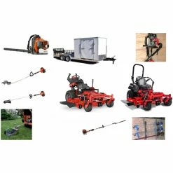 Echo GE549 Gravely Mower Bundle - Pro-Turn 160 Zero Turn Pro-Walk 36 Hydro Walk Behind