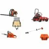 Caliber Trailer Mfg. GE573 Gravely Mower Bundle - Pro Turn ZX 60 Zero Turn 350BT Blower SRM-225 Trimmer