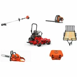 Caliber Trailer Mfg. GE575 Gravely Mower Bundle - Pro Turn Z 60 Zero Turn 350BT Blower SRM-225 Trimmer