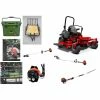 Caliber Trailer Mfg. GE703 Gravely Mower Bundle - PT-260 Zero Turn PB-770T Blower SRM-2620T Trimmer