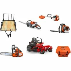 Caliber Trailer Mfg. GH4102 Gravely Mower Bundle - ZT X 52 Zero Turn 150BT Blower 128LD Trimmer