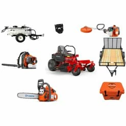 Caliber Trailer Mfg. GH4200 Gravely Mower Bundle - ZT X 52 Zero Turn 150BT Blower 128LD Trimmer