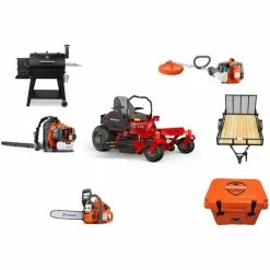 Caliber Trailer Mfg. GH4207 Gravely Mower Bundle - ZT X 52 Zero Turn 150BT Blower 128LD Trimmer