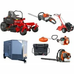 DR Power Equipment GH4256 Gravely Mower Bundle - ZT X 52 Zero Turn 350BT Blower TW19118BMN Tiller