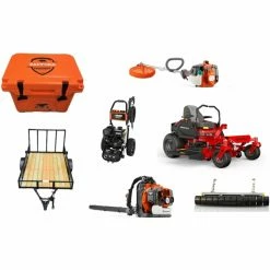 Caliber Trailer Mfg. GH499 Gravely Mower Bundle - ZT X 52 Zero Turn 150BT Blower 128LD Trimmer