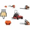 Caliber Trailer Mfg. GH628 Gravely Mower Bundle - Pro Turn 152 Zero Turn 350BT Blower 525L Trimmer