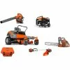 Generac GP5 Husqvarna Mower Bundle - Z242F Zero Turn 120 II Chainsaw 7677 Generator