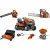 Briggs & Stratton HH102 Husqvarna Mower Bundle - YTH18542 Lawn Tractor 125B Blower 130L Trimmer