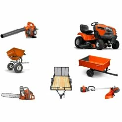 Briggs & Stratton HH112 Husqvarna Mower Bundle - YTH24V48 Lawn Tractor 125B Blower 130L Trimmer
