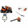 Briggs & Stratton HH114 Husqvarna Mower Bundle - YTH24V48 Lawn Tractor 125B Blower 330LK Trimmer