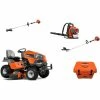 Echo HH201 Husqvarna Mower Bundle - TS 248XD Lawn Tractor PE-225 Edger 130BT Blower
