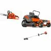 HH304 Husqvarna Mower Bundle - Z254 Zero Turn Mower SRM-225 Trimmer CS-310 Chainsaw