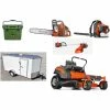 Cynergy Cargo LLC HH308 Husqvarna Mower Bundle - Z246 Zero Turn 150BT Blower 6x12 Enclosed Trailer