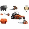 Caliber Trailer Mfg. HH4151 Husqvarna Mower Bundle - MZ48 Zero Turn 350BT Blower 435e Chainsaw