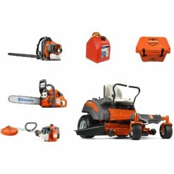 Echo HH4156 Husqvarna Mower Bundle - Z248F Zero Turn 350BT Blower 435e Chainsaw