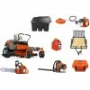 Caliber Trailer Mfg. HH4159 Husqvarna Mower Bundle - Z248F Zero Turn 350BT Blower 435e Chainsaw