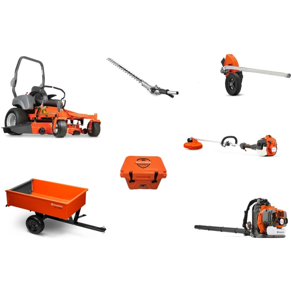 HH4166 Husqvarna Mower Bundle - MZ 61 Zero Turn 350BT Blower 525LK Trimmer 1 HH4166 Husqvarna Mower Bundle - MZ 61 Zero Turn 350BT Blower 525LK Trimmer