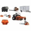 Cynergy Cargo LLC HH4181 Husqvarna Mower Bundle - MZ48 Zero Turn 350BT Blower 128LD Trimmer