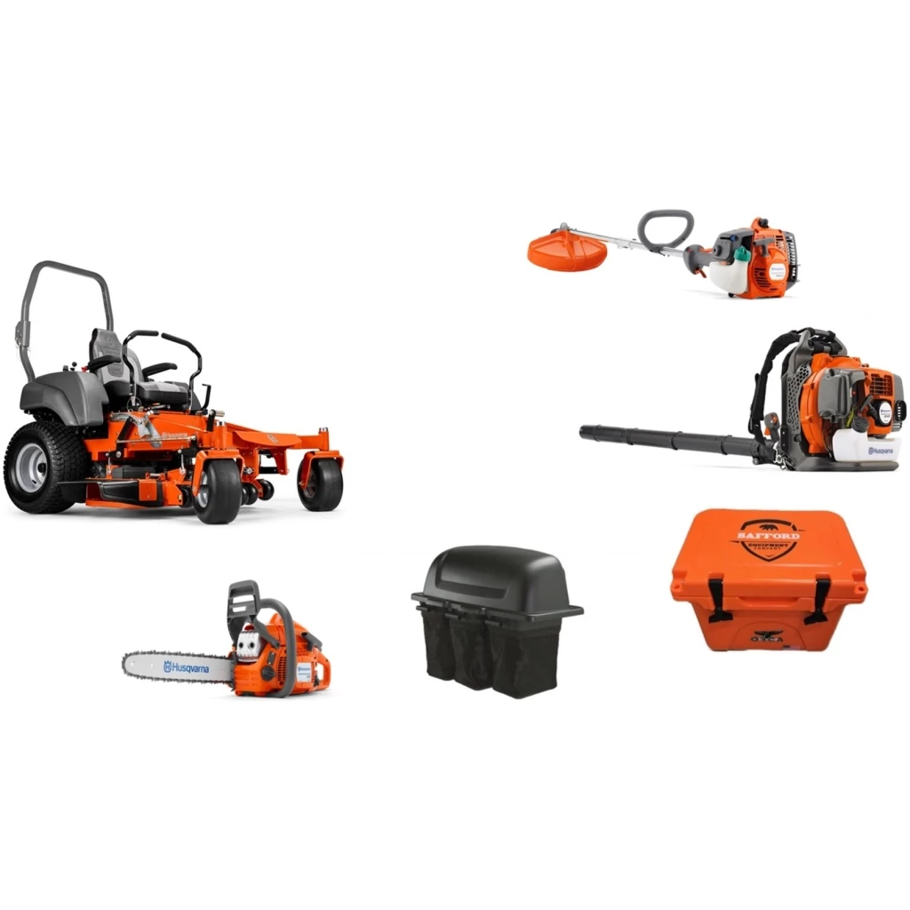 HH4186 Husqvarna Mower Bundle - MZ 54 Zero Turn 350BT Blower 128LD Trimmer 1 HH4186 Husqvarna Mower Bundle - MZ 54 Zero Turn 350BT Blower 128LD Trimmer