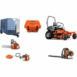 Cynergy Cargo LLC HH4187 Husqvarna Mower Bundle - MZ 54 Zero Turn 350BT Blower 128LD Trimmer