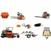 Caliber Trailer Mfg. HH4201 Husqvarna Mower Bundle - Z248F Zero Turn 350BT Blower 435e Chainsaw