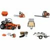 Caliber Trailer Mfg. HH4202 Husqvarna Mower Bundle - MZ 54 Zero Turn 350BT Blower 435e Chainsaw