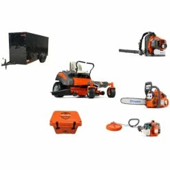 Cynergy Cargo LLC HH4227 Husqvarna Mower Bundle - Z248F Zero Turn 150BT Blower 128LD Trimmer