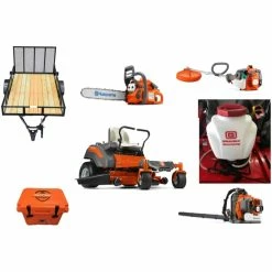 Caliber Trailer Mfg. HH457 Husqvarna Mower Bundle - Z248F Zero Turn 350BT Blower 128LD Trimmer