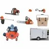 Briggs & Stratton HH464 Husqvarna Mower Bundle - MZ 61 Zero Turn 150BT Blower 7x12 Enclosed Trailer