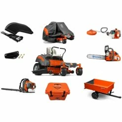 HH474 Husqvarna Mower Bundle - Z248F Zero Turn 350BT Blower 128LD Trimmer