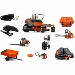 Echo HH477 Husqvarna Mower Bundle - Z248F Zero Turn 350BT Blower 128LD Trimmer