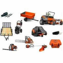 Echo HH481 Husqvarna Mower Bundle - Z242F Zero Turn 150BT Blower 130L Trimmer