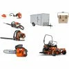 Cynergy Cargo LLC HH518 Husqvarna Mower Bundle - Z454 Zero Turn 350BT Blower 6x12 Enclosed Trailer