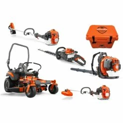 HH531 Husqvarna Mower Bundle - Z454 Zero Turn 560BTS Blower 525L Trimmer