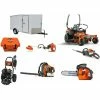 Cynergy Cargo LLC HH541 Husqvarna Mower Bundle - Z460 Zero Turn 350BT Blower 7x12 Enclosed Trailer