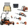 Caliber Trailer Mfg. HH584 Husqvarna Mower Bundle - Z454XS Zero Turn 560BTS Blower 525L Trimmer