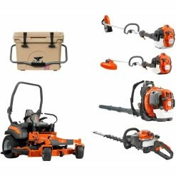 HH588 Husqvarna Mower Bundle - Z460XS Zero Turn 560BTS Blower 525L Trimmer