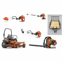 Caliber Trailer Mfg. HH600 Hook Up And Haul Bundle - Husqvarna Z554L Zero Turn Mower Bundle