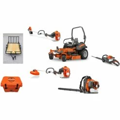 Caliber Trailer Mfg. HH620 Husqvarna Mower Bundle - Z560L Zero Turn 350BT Blower 525L Trimmer