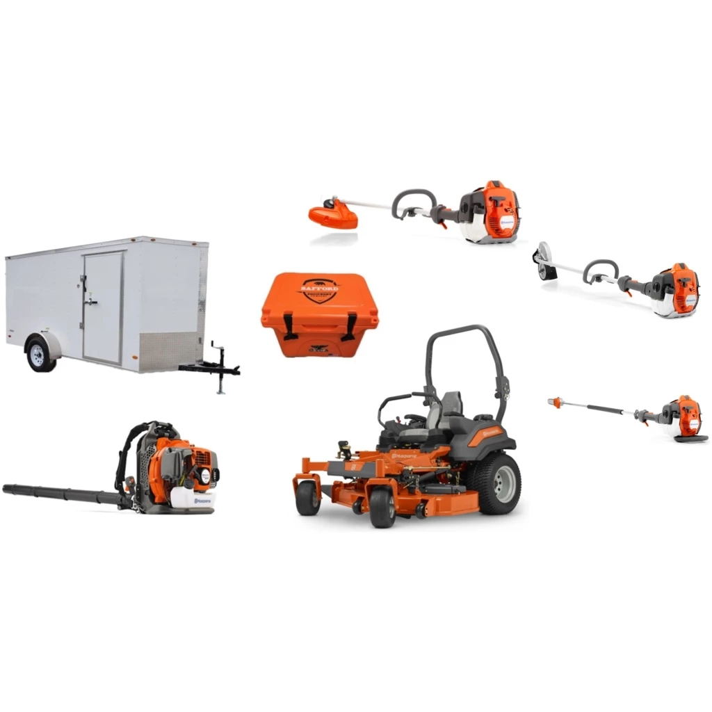 Cynergy Cargo LLC HH623 Husqvarna Mower Bundle - Z560L Zero Turn 350BT Blower 7x12 Enclosed Trailer 1 Cynergy Cargo LLC HH623 Husqvarna Mower Bundle - Z560L Zero Turn 350BT Blower 7x12 Enclosed Trailer