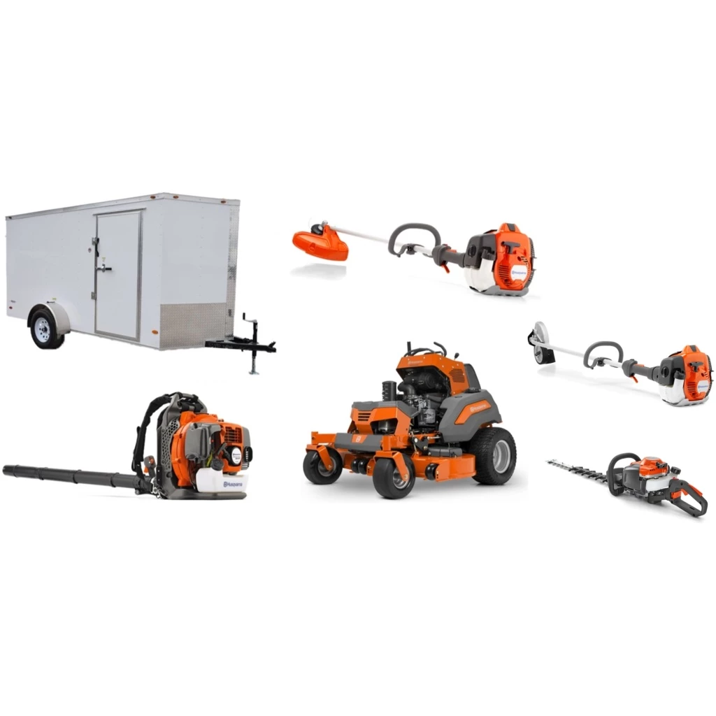 Cynergy Cargo LLC HH712 Husqvarna Mower Bundle - V554 Stand On 350BT Blower 6x12 Enclosed Trailer 1 Cynergy Cargo LLC HH712 Husqvarna Mower Bundle - V554 Stand On 350BT Blower 6x12 Enclosed Trailer
